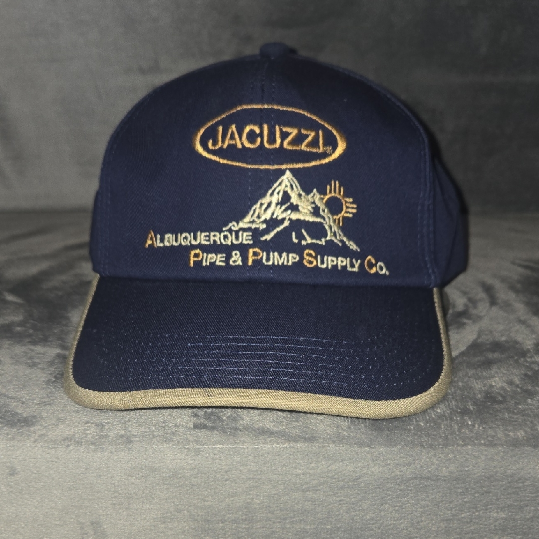 Jacuzzi Mens Navy And Gold Cap Jacuzzi Mens Navy And Gold Cap